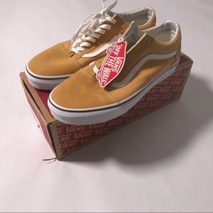 Orchre/True White Vans